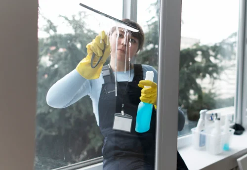 Nettoyage de vitres intérieures et extérieures à Puy-l'Évêque